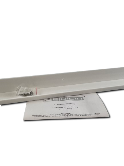 7 zelfs Acryl Design Vinyl & Picture Gallery Board 33cm / transparante wandplank voor bv. foto's