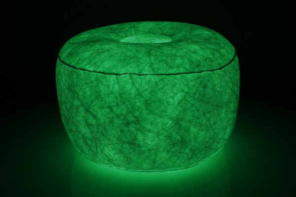 Inflatable LED stool 50cm diameter incl. remote control