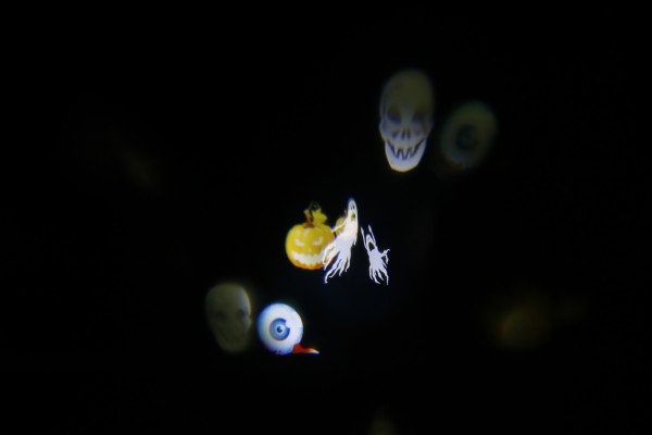 In & Outdoor Animation Image Projector 360 z 12 dyskami obrazu / IP44 Kompletny z uchwytami