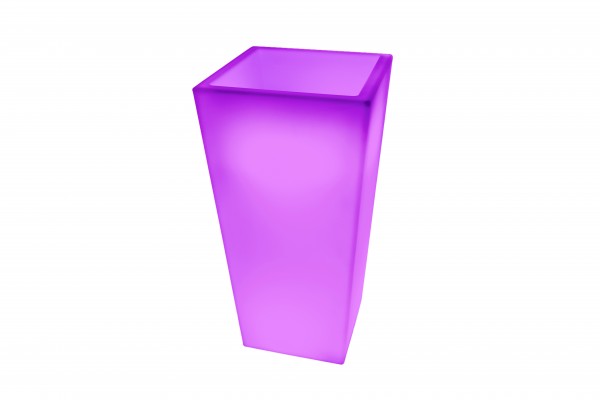 7even LED Design Blumentopf / LED-Vase / Flower Pot T40 X B30 X H80cm Farbwechsel Blumentopf