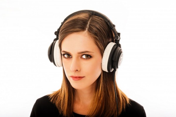 7even Cuffie nero-bianco / Dj, Hifi, Cuffie sportive, girevole pieghevole, cavo intercambiabile, Rubber-F