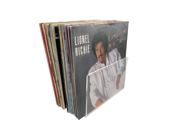 Supporto in vinile acrilico 20x20x30cm adatto a 7" singoli o 10".