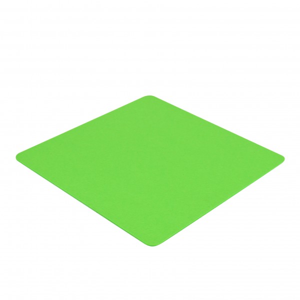 Filz Auflage 40 x 40 cm für z.B. Cube Hocker Neon-Green - Einseitig 4mm