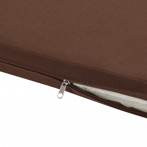 In & Outdoor Lounge Pillow 50cm Brown / Waterproof Pillow 50 x 50 x 5 cm