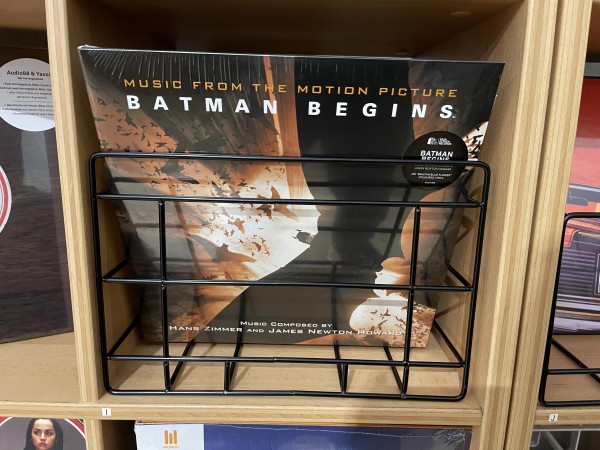 12" Schallplatten Gitter Mesh Box schwarz 36 x 33 x 22cm