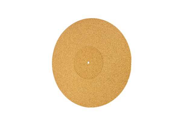 Draaitafelmat van kurk / kurk natuurslipmat