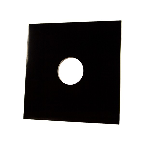 12" Schallplatten Cover schwarz (10 Stück)