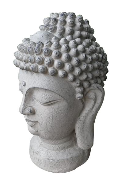 Kunststein Buddha Kopf mit 48cm höhe