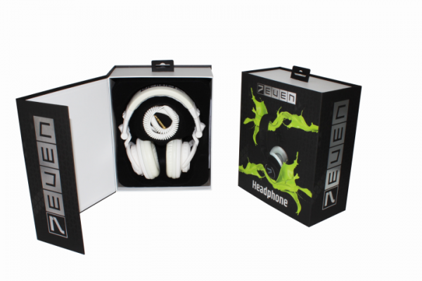 Hochwertige Kopfhörer-Verpackung mit Magnetverschluss