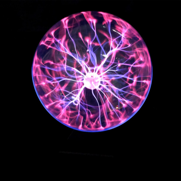 Palla di plasma 20cm - Grande effetto di luce retrò / lampo magico nella palla di plasma