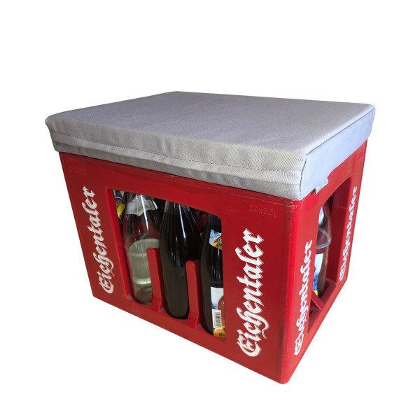 In & Outdoor Kissen 30 x 40m silbergrau (passend für z.b. einen Bierkasten)