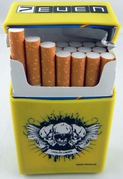 Zigaretten Silikonhülle Skull Legalize Liberty B-Ware