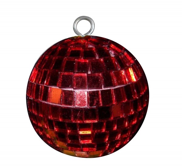 Mirrorball 5cm red