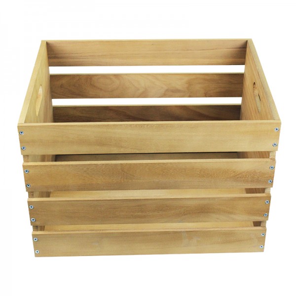 Schallplatten Holz-Kiste / Vinylrecords Box LP-Kiste