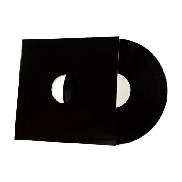 12" Schallplatten Cover schwarz (10 Stück)