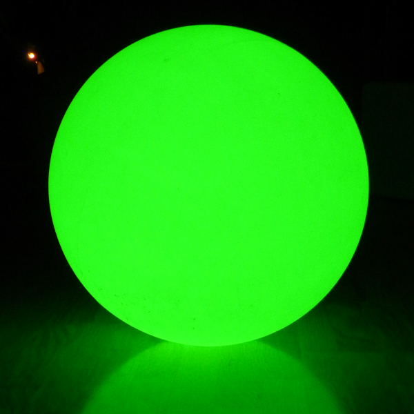 7 effen LED Design Dome 80/ XXL LED Light Ball met een gigantische 80cm! Binnen en buiten met batterij en fer
