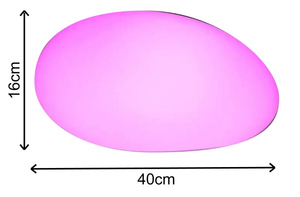 7even Outdoor Design Solarleuchte Kugel 30 bis 40cm (internes Solar Modul) (Model 2022)-B-ware
