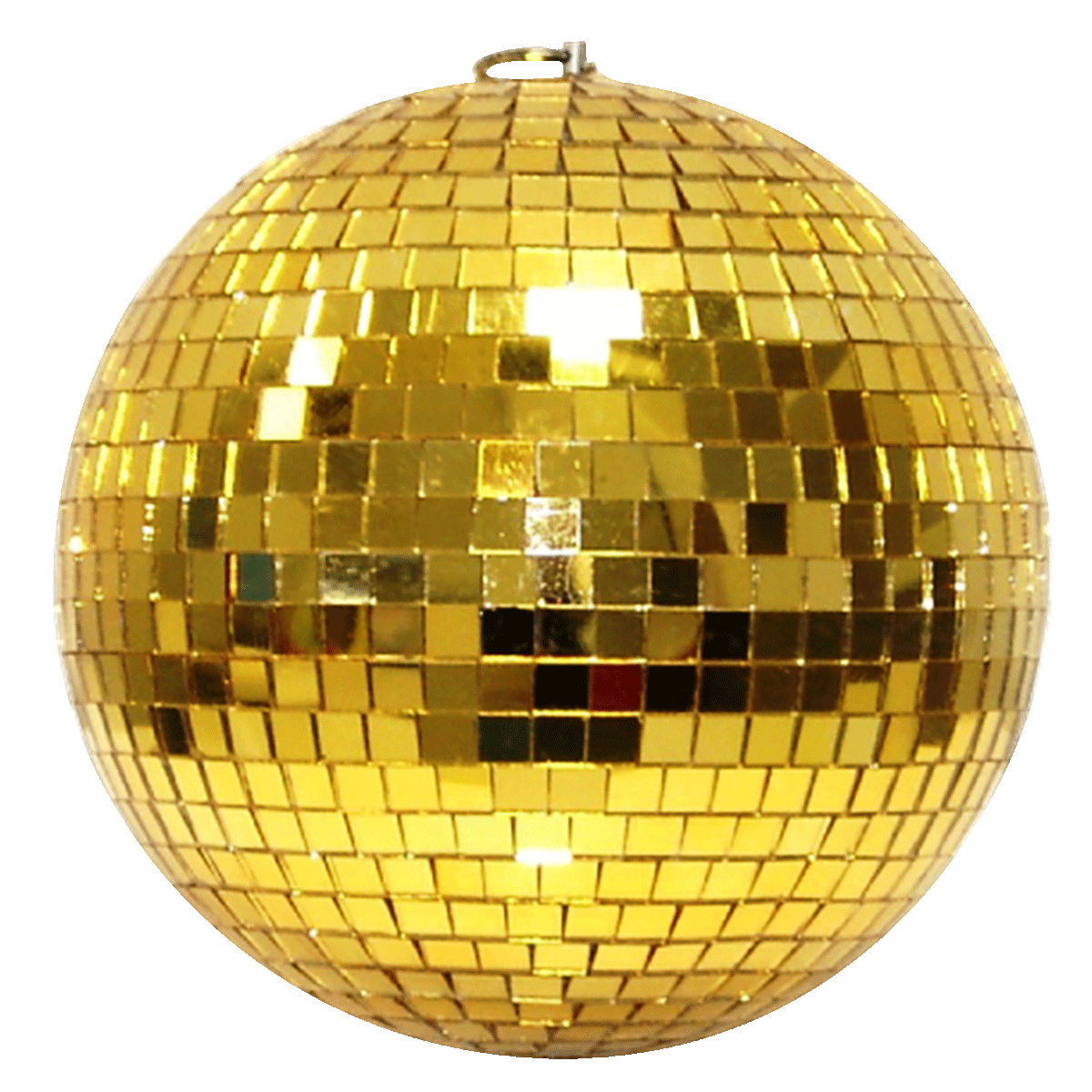 Spiegelkugel 20cm in gold // Discokugel Mirrorball gold 20cm