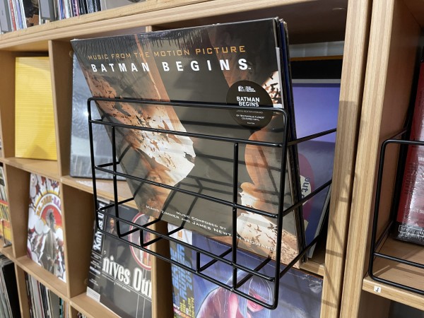 12" Schallplatten Gitter Mesh Box schwarz 36 x 33 x 22cm