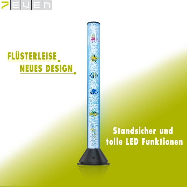 Design a LED e colonna d'acqua a bolla con telecomando alto 130cm!