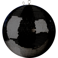 Mirrorball 50cm / 20" black with safety feature