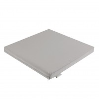 W &amp; Outdoor Lounge Pillow 50cm Silver-Grey / Waterproof Pillow 50 x 50 x 5 cm
