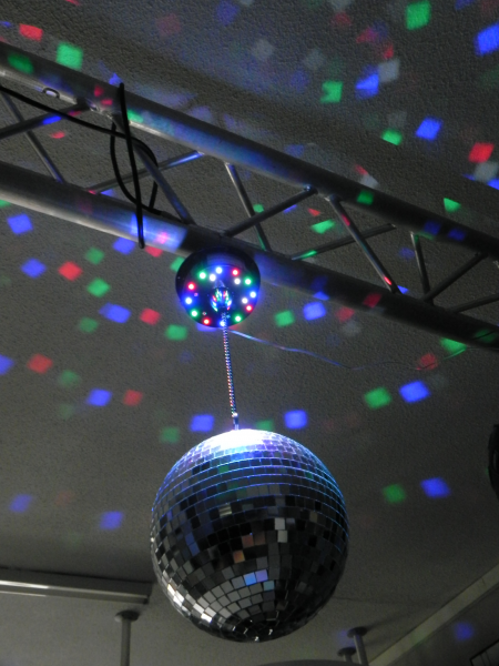 Beispiel LED Motor für Spiegelkugel