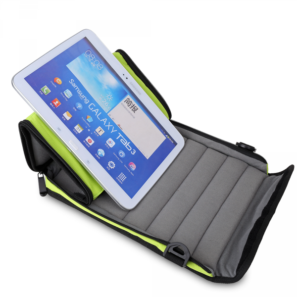 7even Kleurenzak voor iPad/Zak met schouderband en tribunefunctie voor iPad en andere 10 " Tablet