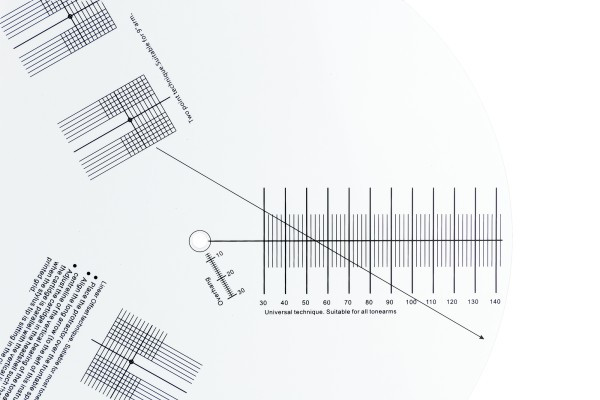 Stroboskope Slipmat zur Geschwindigkeitskontrolle