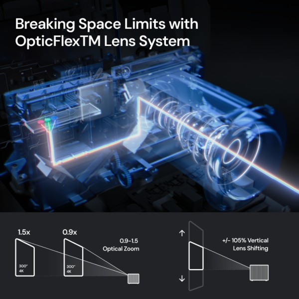 Valerion Vision Master MAX 4K RGB Laser Projector