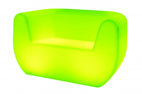 7even LED In & Outdoor designer poltrona XL / LED divano / LED / LED poltrona, telecomando con cambio colore (IR)