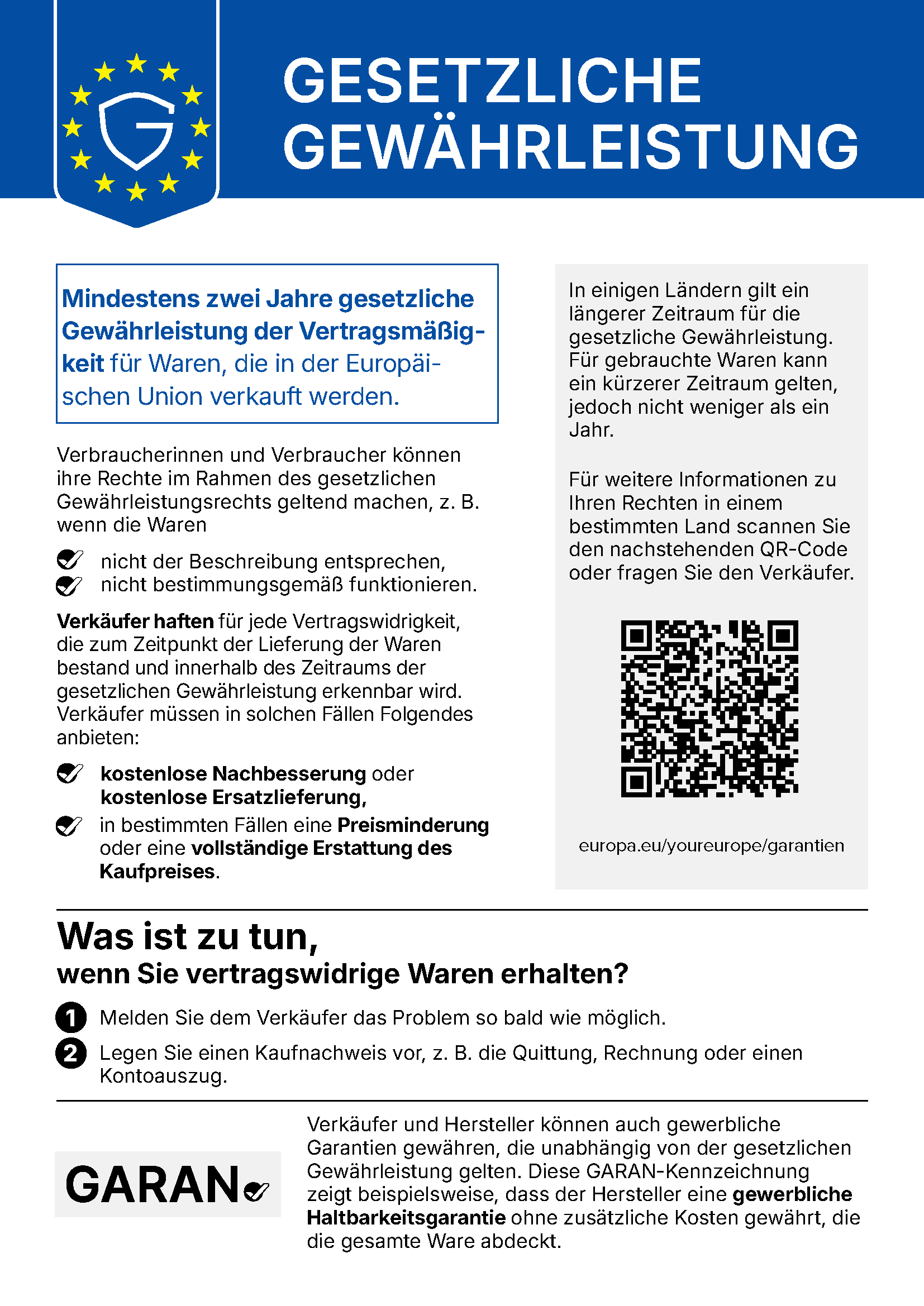 Gewährleistungsrechte